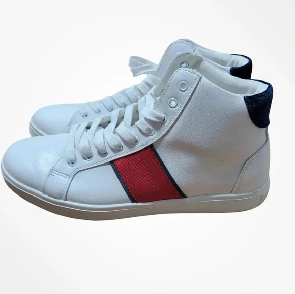 ALDO Men's White High-Top Sneakers, Size 10 - Picture 3 of 5